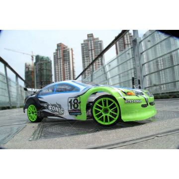 PVC Plastic Material 1/10 Nitro RC Car for Sale